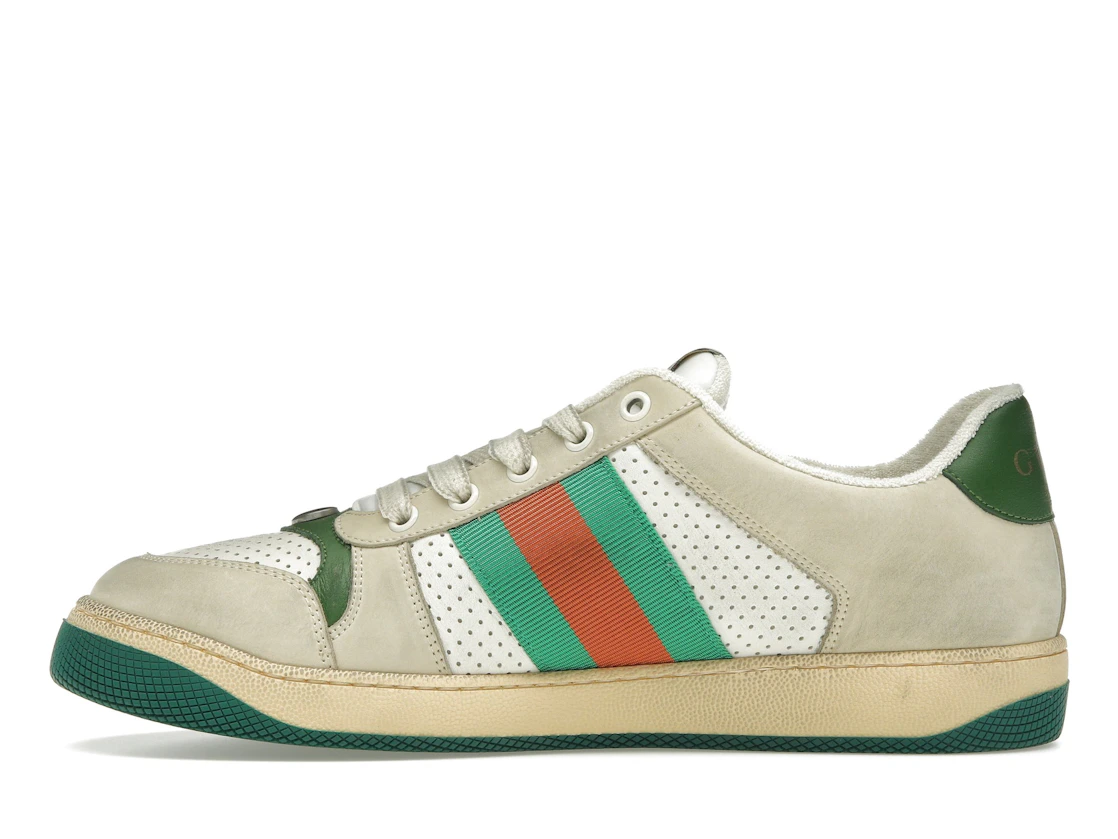Vue 19 de Gucci Screener Distressed Green Orange