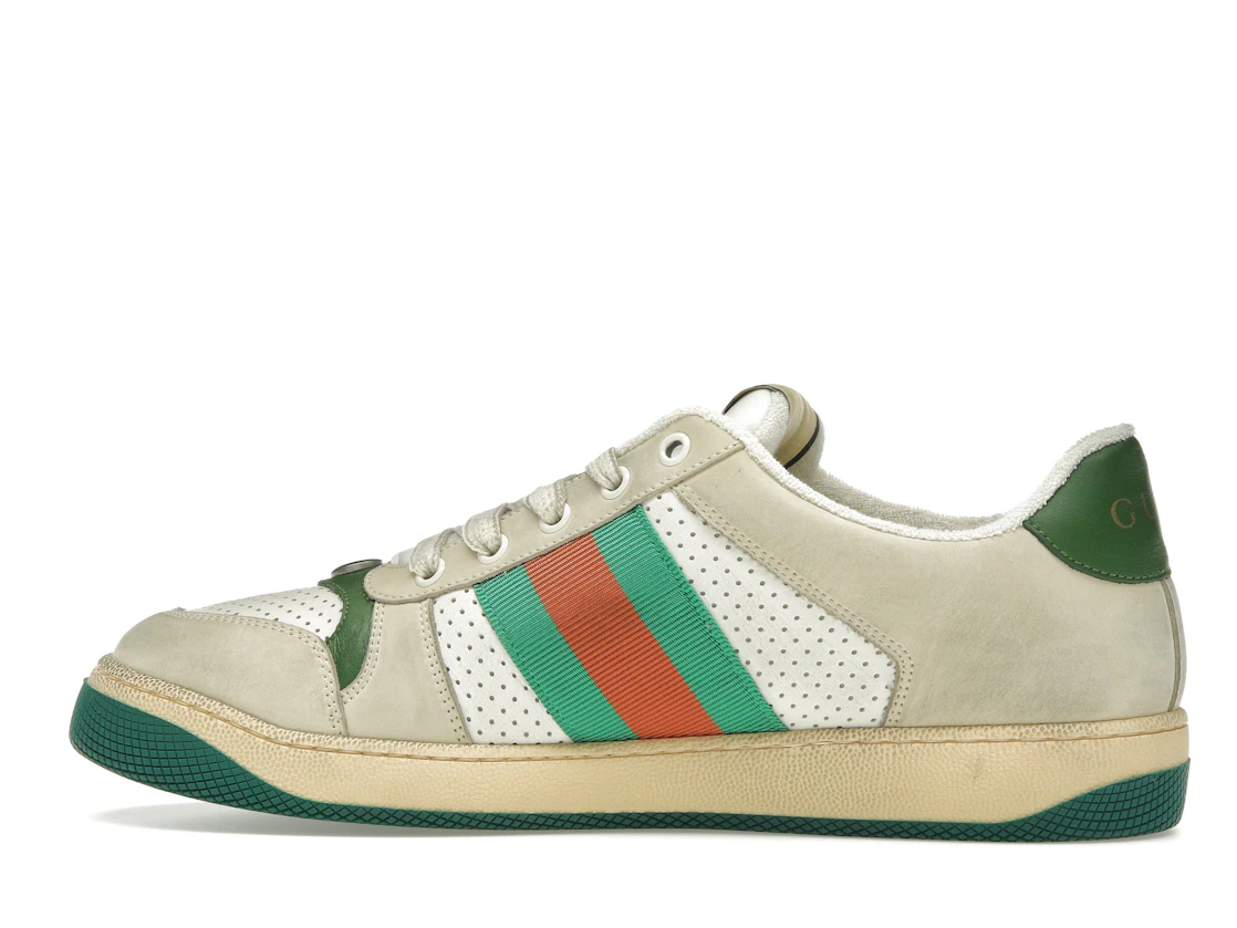 Vue 20 de Gucci Screener Distressed Green Orange