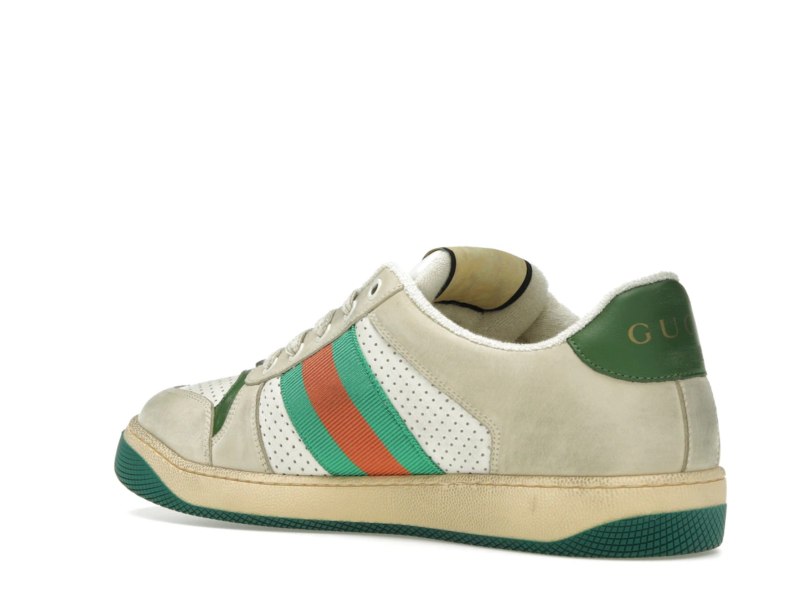 Vue 23 de Gucci Screener Distressed Green Orange