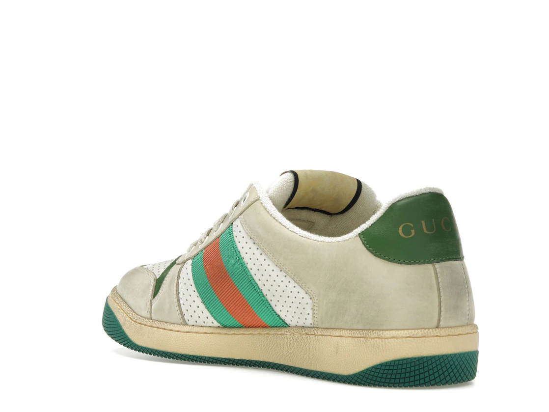 Vue 24 de Gucci Screener Distressed Green Orange