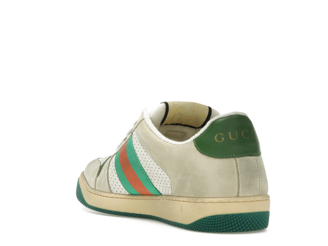 Vue 25 de Gucci Screener Distressed Green Orange