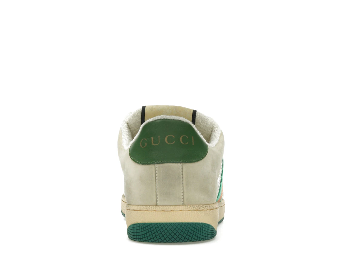 Vue 28 de Gucci Screener Distressed Green Orange