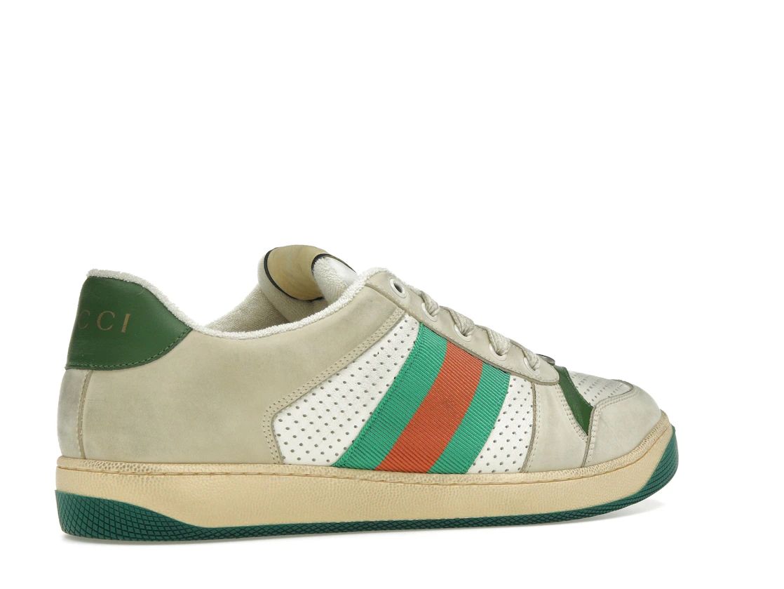 Vue 34 de Gucci Screener Distressed Green Orange