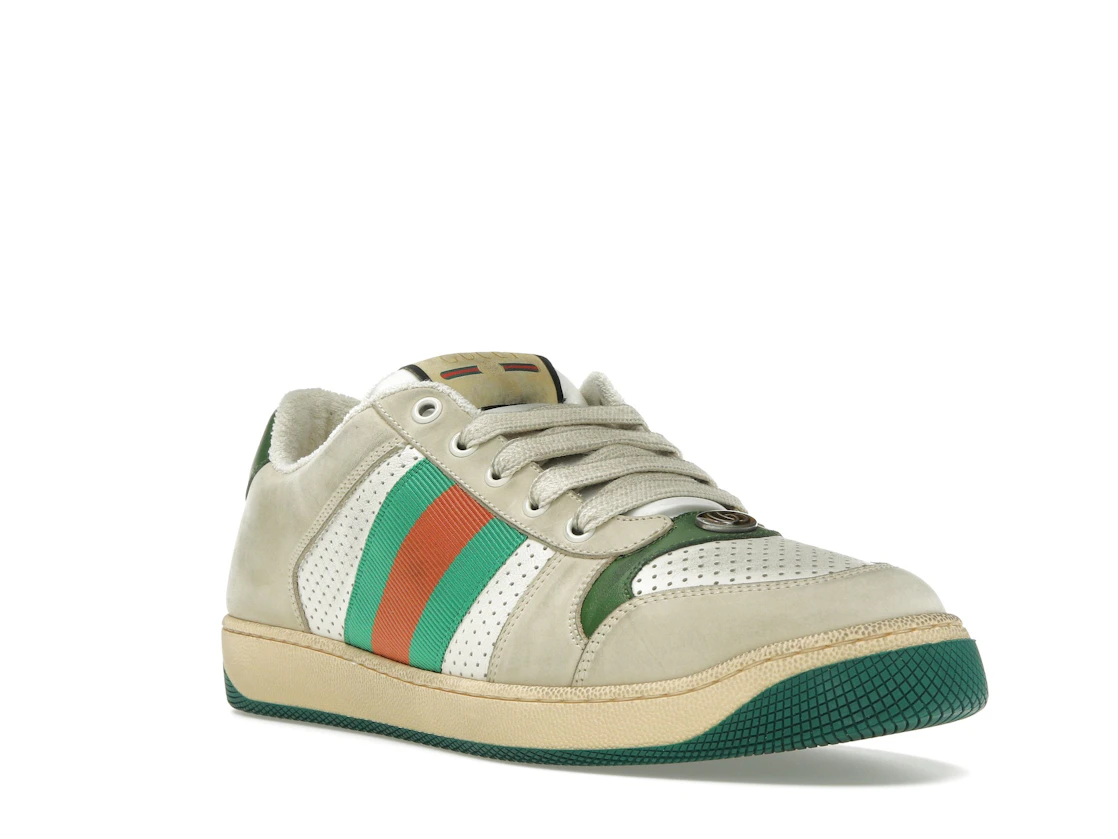 Vue 6 de Gucci Screener Distressed Green Orange