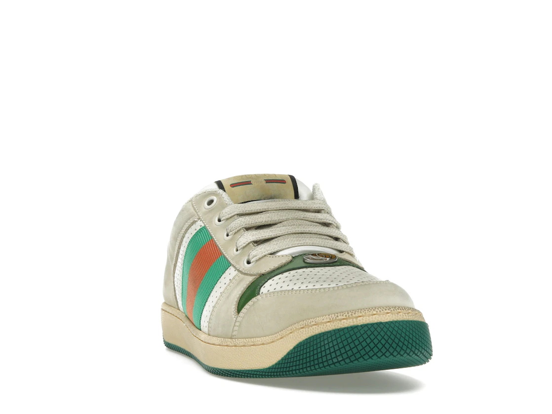 Vue 8 de Gucci Screener Distressed Green Orange
