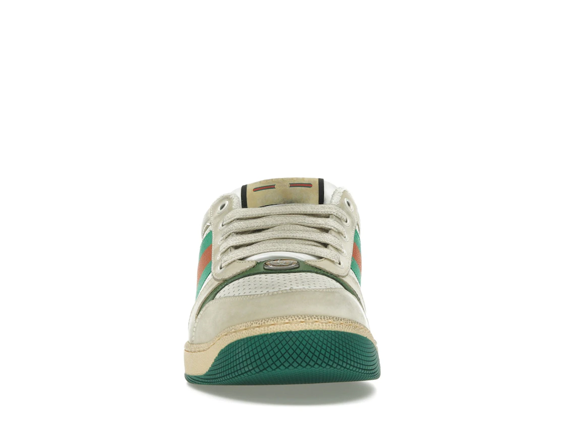 Vue 10 de Gucci Screener Distressed Green Orange