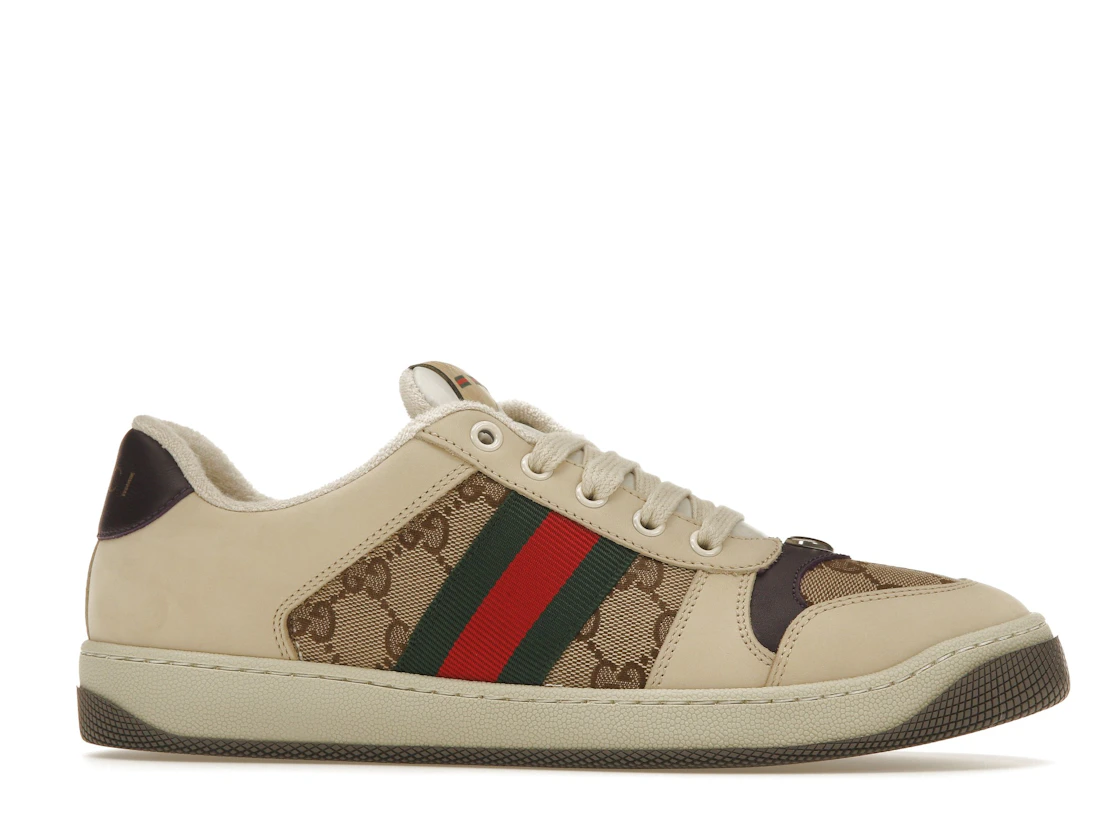 Vue 2 de Gucci Screener Beige Ebony GG Canvas