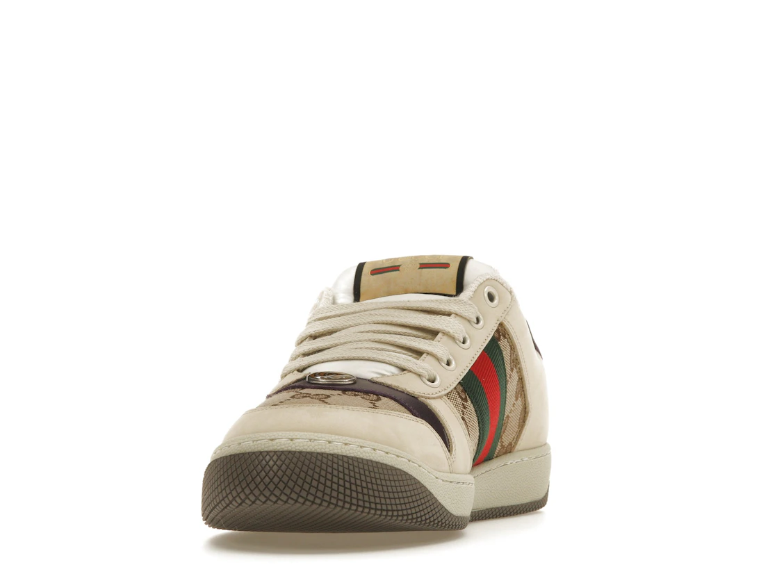 Vue 12 de Gucci Screener Beige Ebony GG Canvas