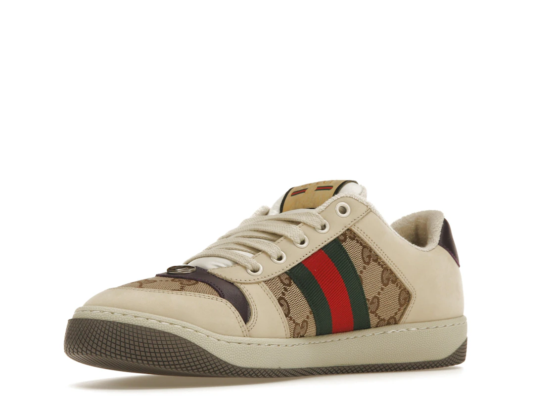 Vue 15 de Gucci Screener Beige Ebony GG Canvas