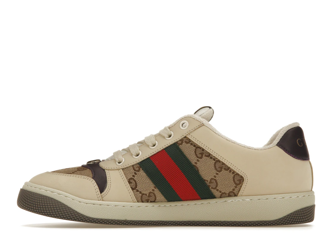 Vue 19 de Gucci Screener Beige Ebony GG Canvas