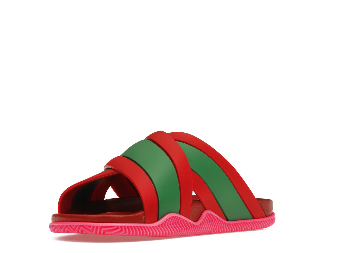 Vue 14 de Gucci Web Slide Pink Rubber 