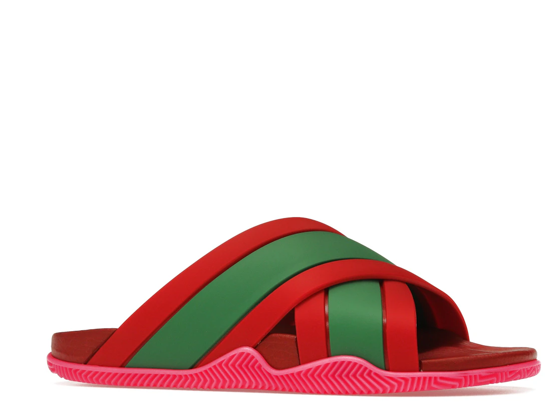 Vue 3 de Gucci Web Slide Pink Rubber 