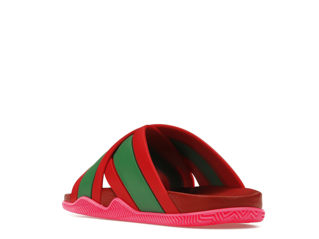 Vue 25 de Gucci Web Slide Pink Rubber 