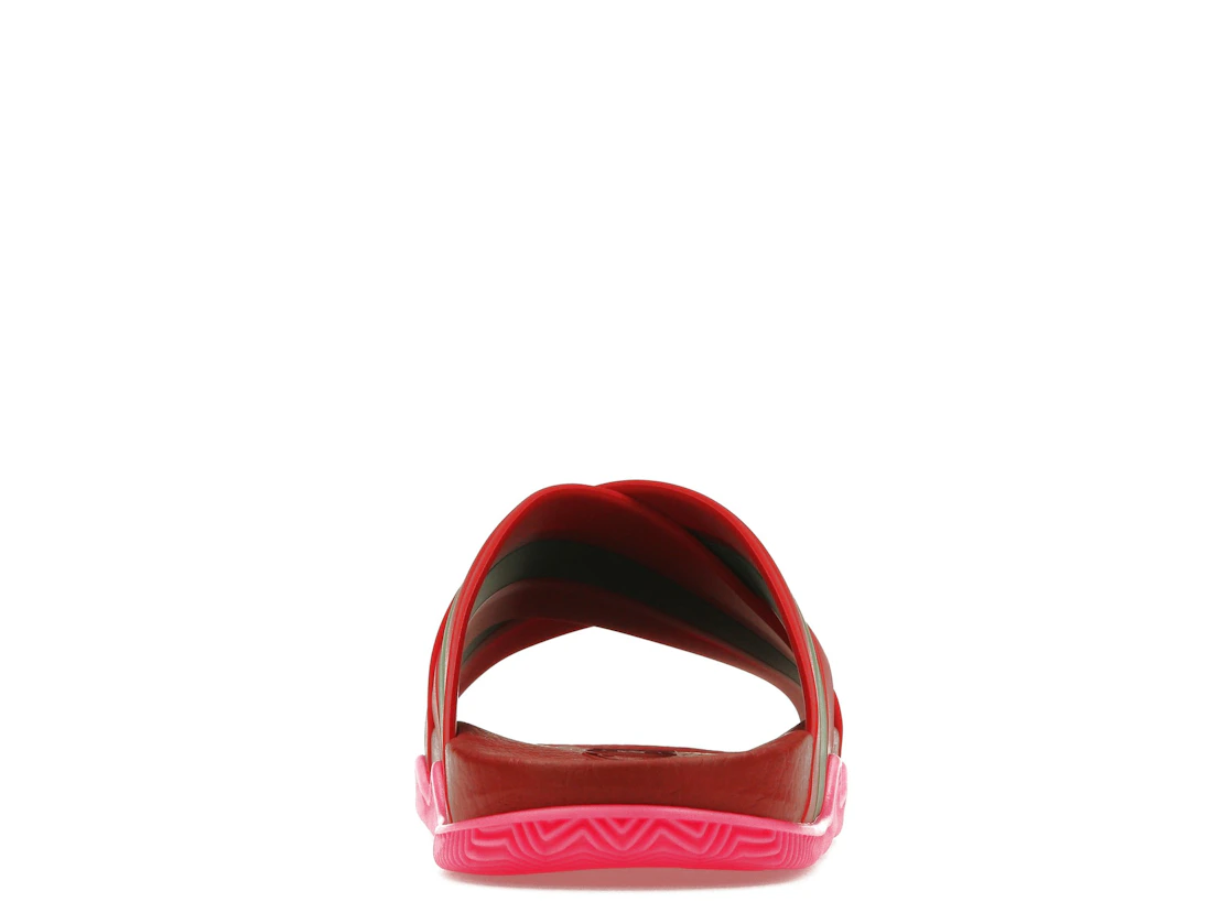 Vue 28 de Gucci Web Slide Pink Rubber 