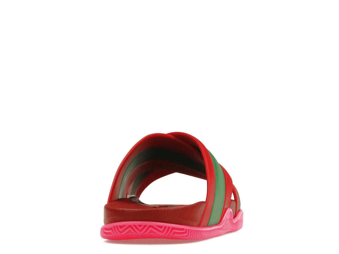 Vue 29 de Gucci Web Slide Pink Rubber 