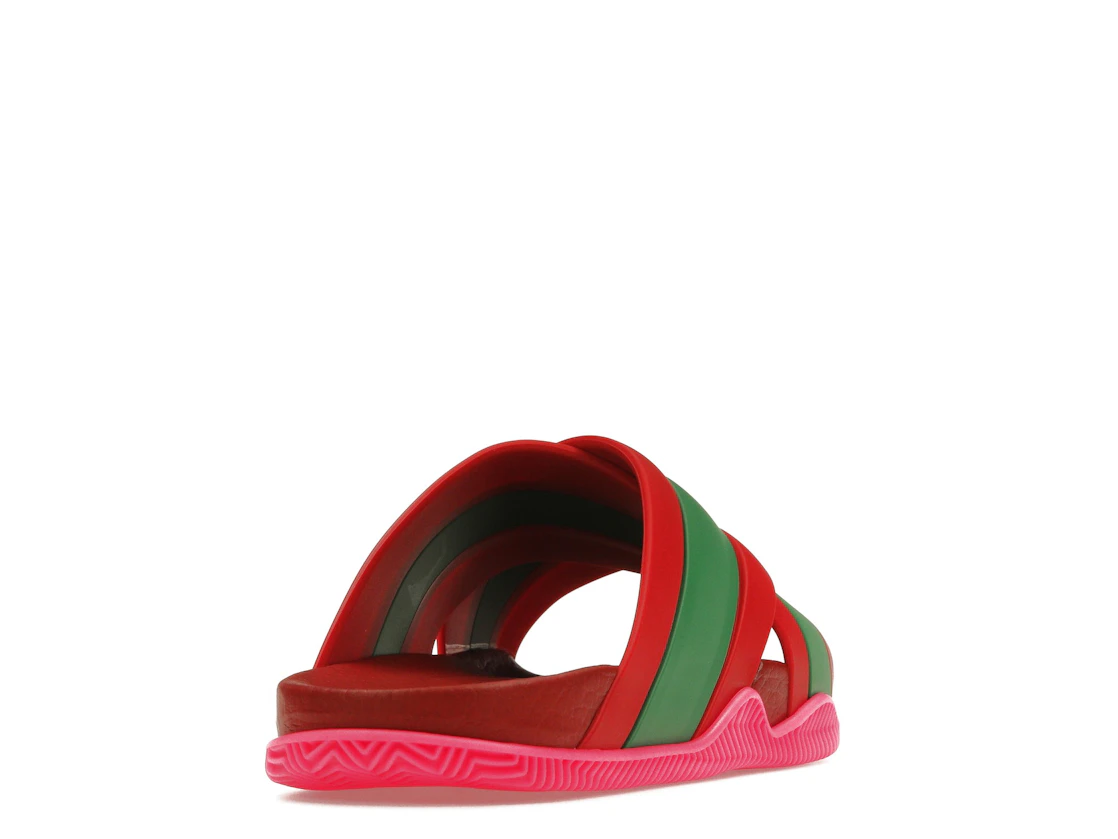 Vue 30 de Gucci Web Slide Pink Rubber 