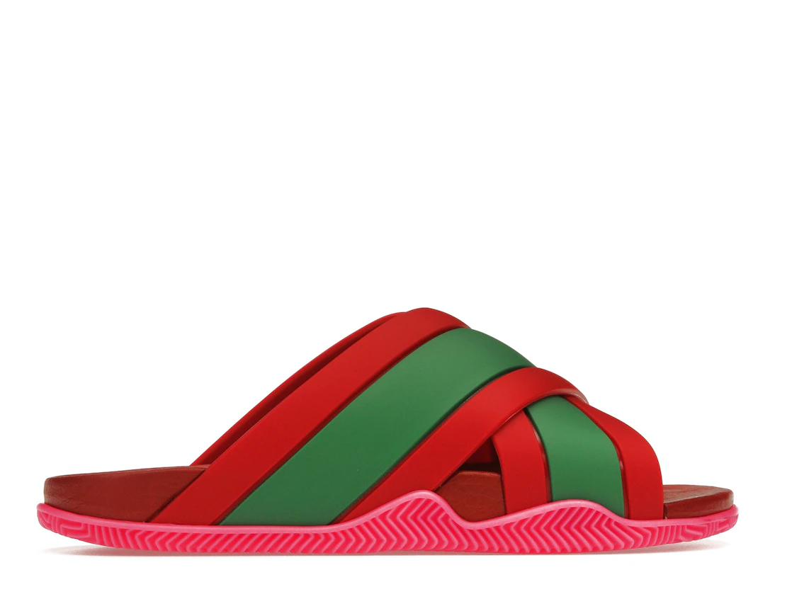 Vue 36 de Gucci Web Slide Pink Rubber 
