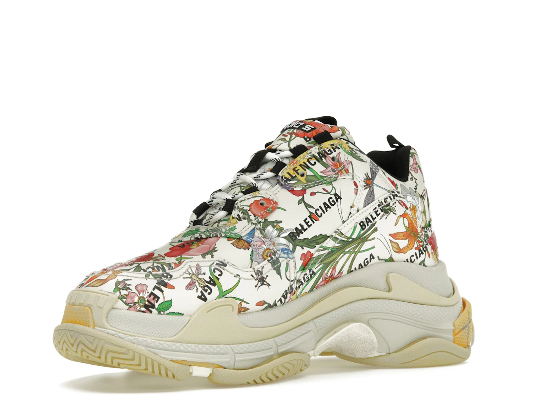 Vue 15 de Gucci x Balenciaga The Hacker Project Triple S  Flora Print