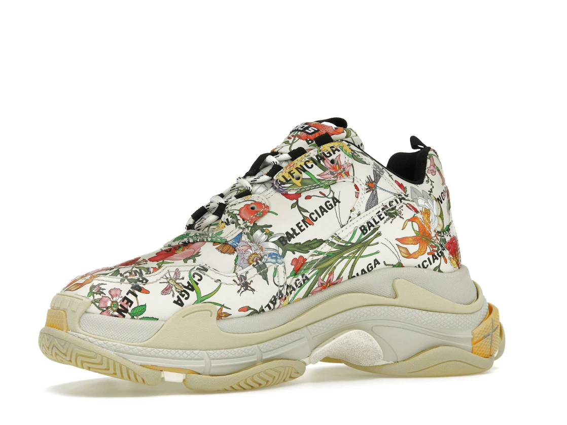 Vue 16 de Gucci x Balenciaga The Hacker Project Triple S  Flora Print