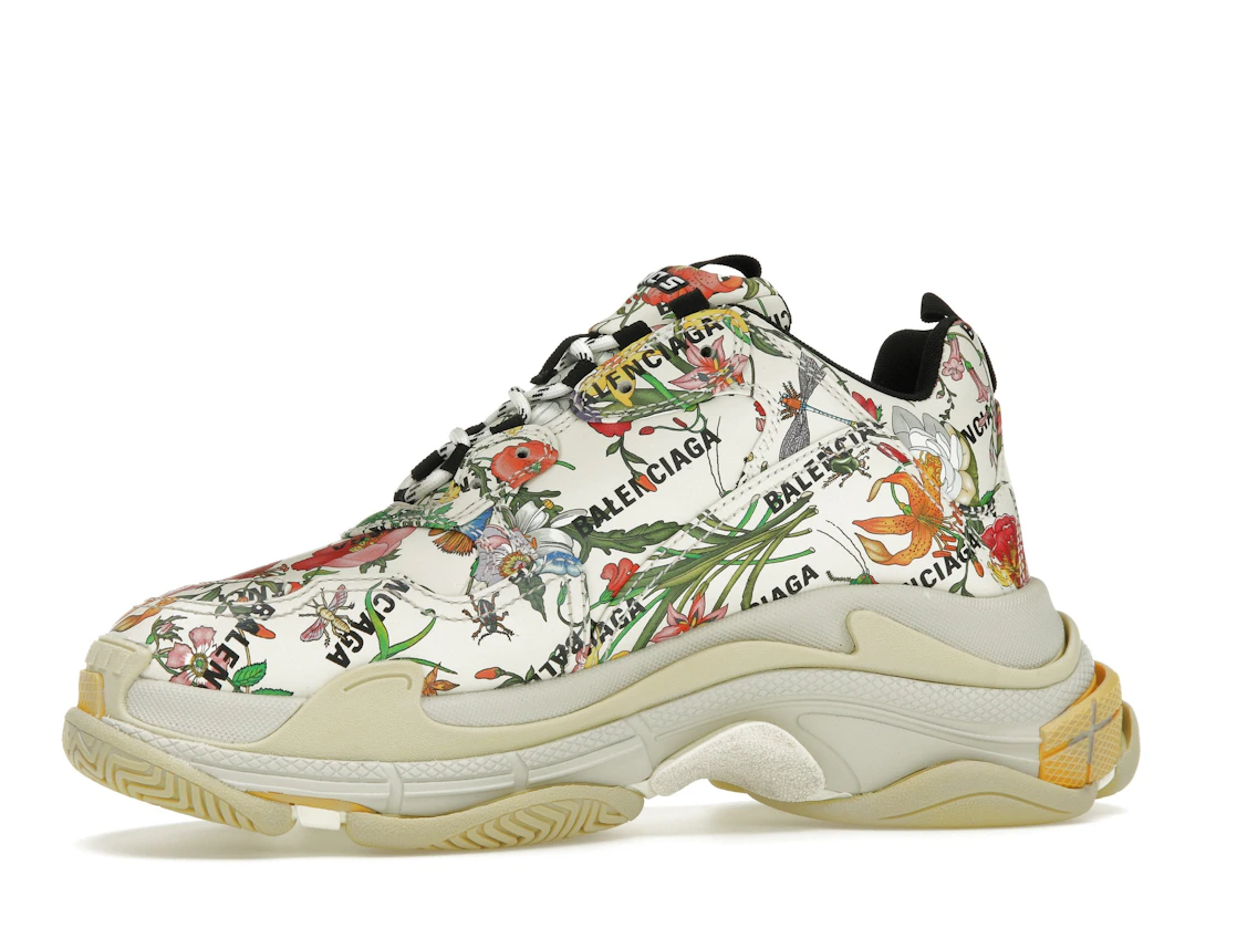 Vue 17 de Gucci x Balenciaga The Hacker Project Triple S  Flora Print