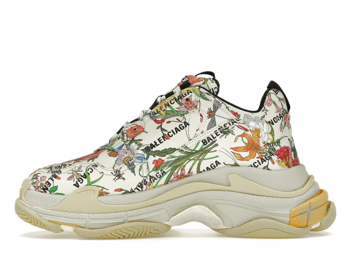 Vue 19 de Gucci x Balenciaga The Hacker Project Triple S  Flora Print