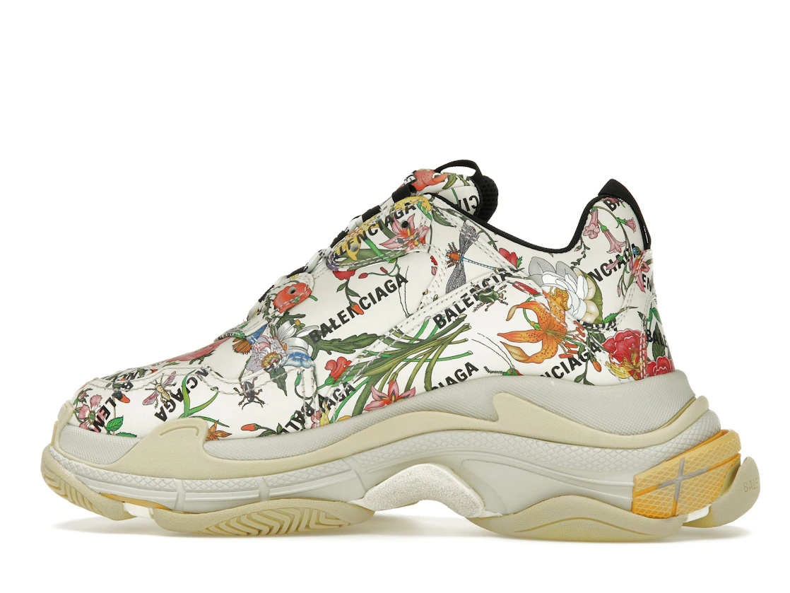 Vue 20 de Gucci x Balenciaga The Hacker Project Triple S  Flora Print