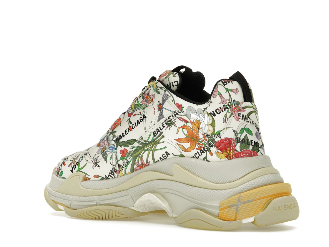Vue 23 de Gucci x Balenciaga The Hacker Project Triple S  Flora Print