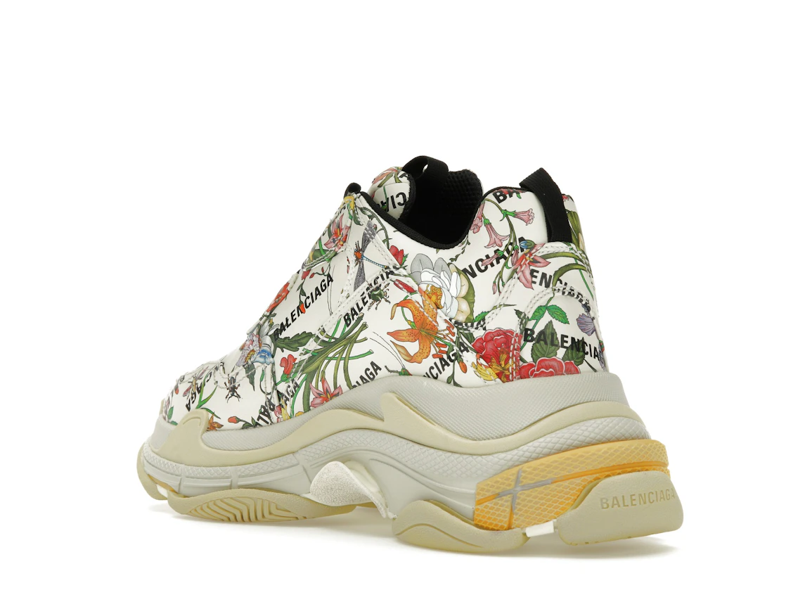 Vue 24 de Gucci x Balenciaga The Hacker Project Triple S  Flora Print