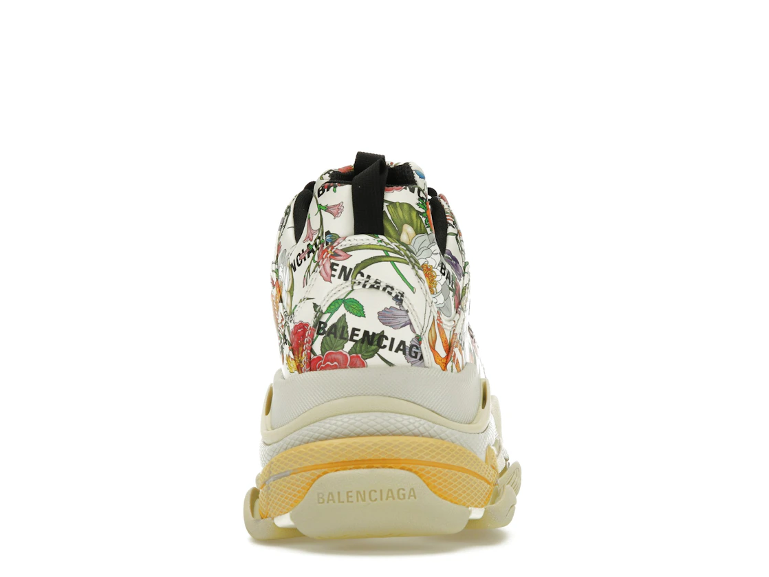 Vue 28 de Gucci x Balenciaga The Hacker Project Triple S  Flora Print