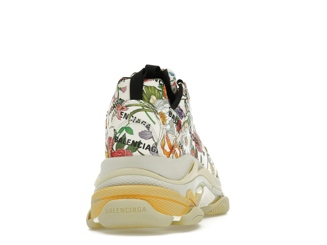 Vue 29 de Gucci x Balenciaga The Hacker Project Triple S  Flora Print