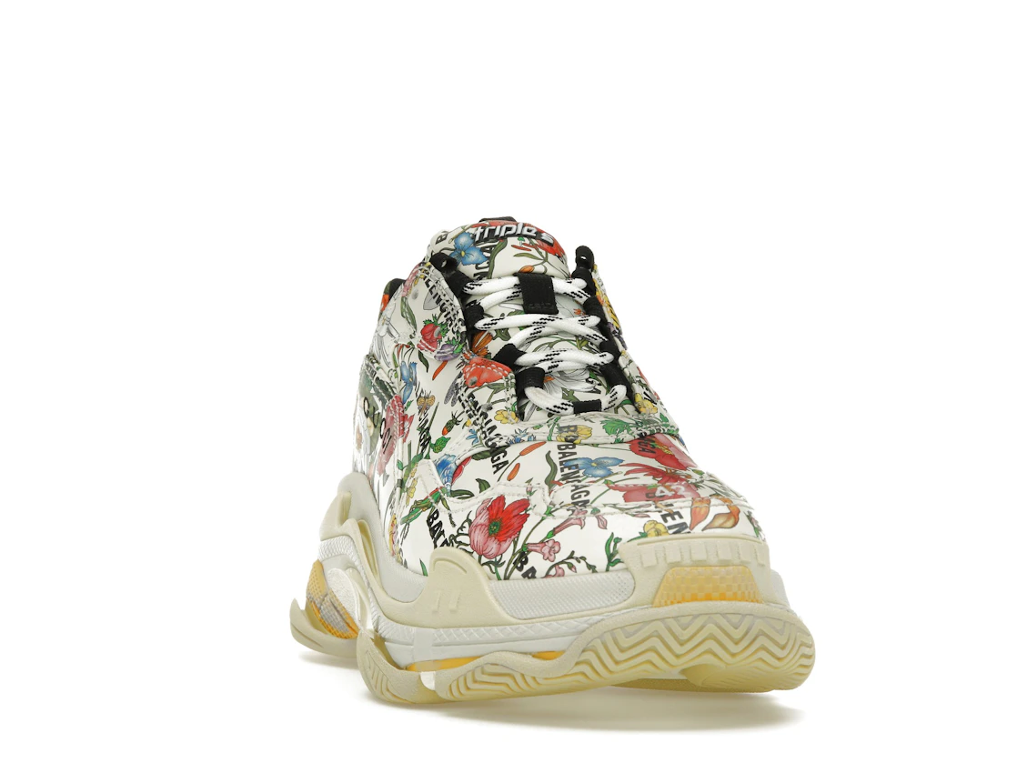 Vue 8 de Gucci x Balenciaga The Hacker Project Triple S  Flora Print
