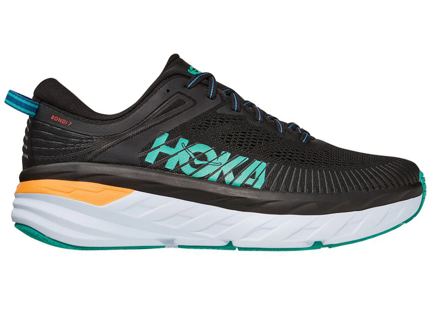 Hoka One One Bondi 7 Black Atlantis