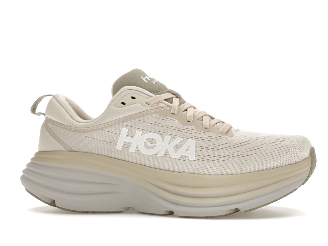 Vue 2 de Hoka One One Bondi 8 Oat Milk Barley