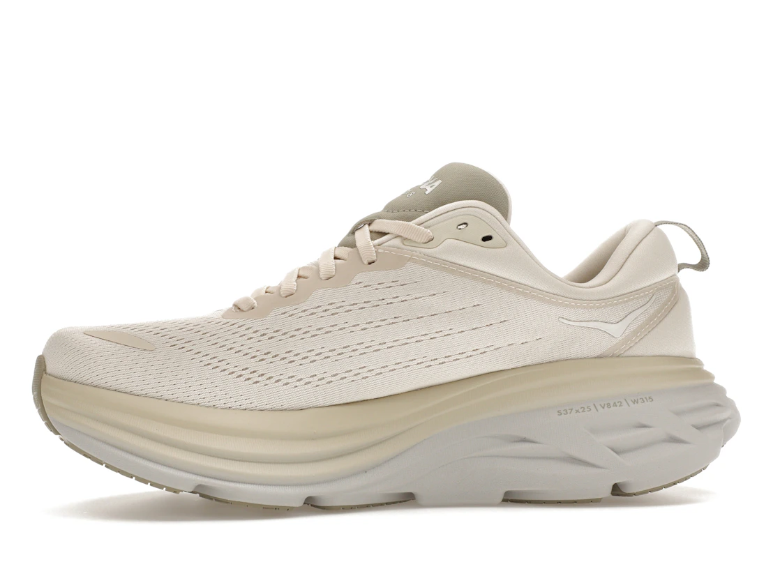 Vue 18 de Hoka One One Bondi 8 Oat Milk Barley