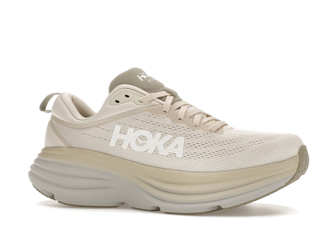 Vue 3 de Hoka One One Bondi 8 Oat Milk Barley