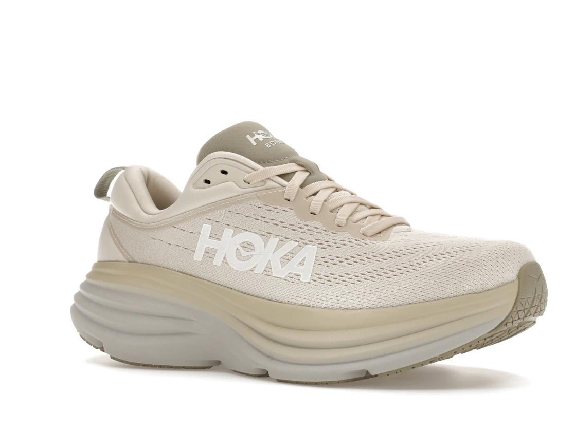 Vue 4 de Hoka One One Bondi 8 Oat Milk Barley