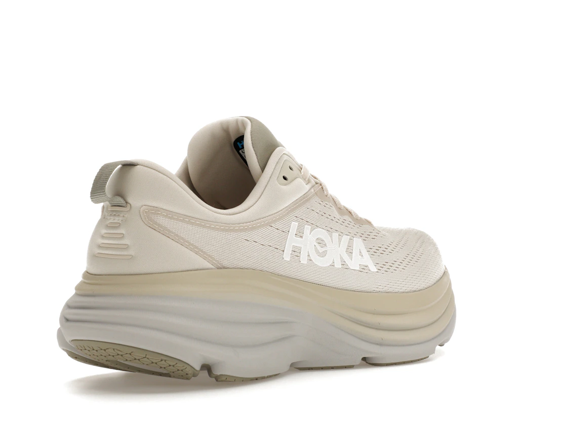 Vue 32 de Hoka One One Bondi 8 Oat Milk Barley
