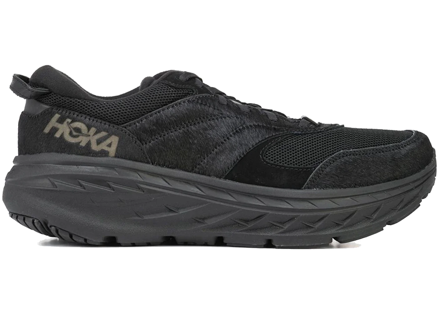 Hoka One One Bondi L Engineered Garments Black Cow Hair