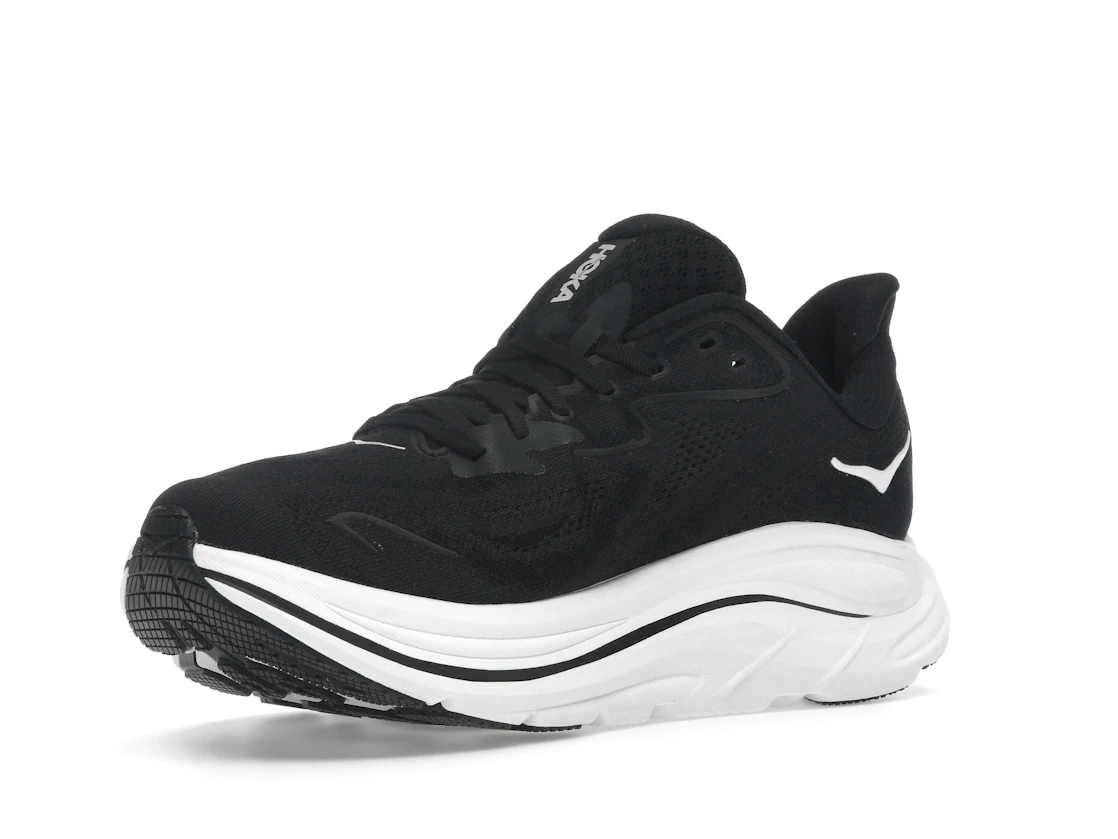 Vue 15 de Hoka One One Clifton 10 Black White