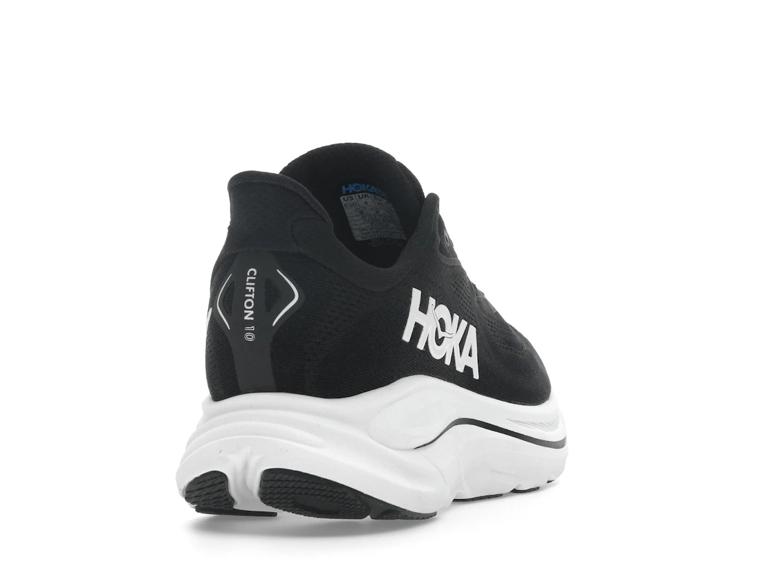 Vue 30 de Hoka One One Clifton 10 Black White