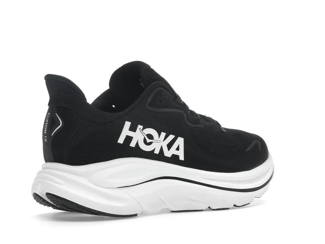 Vue 33 de Hoka One One Clifton 10 Black White