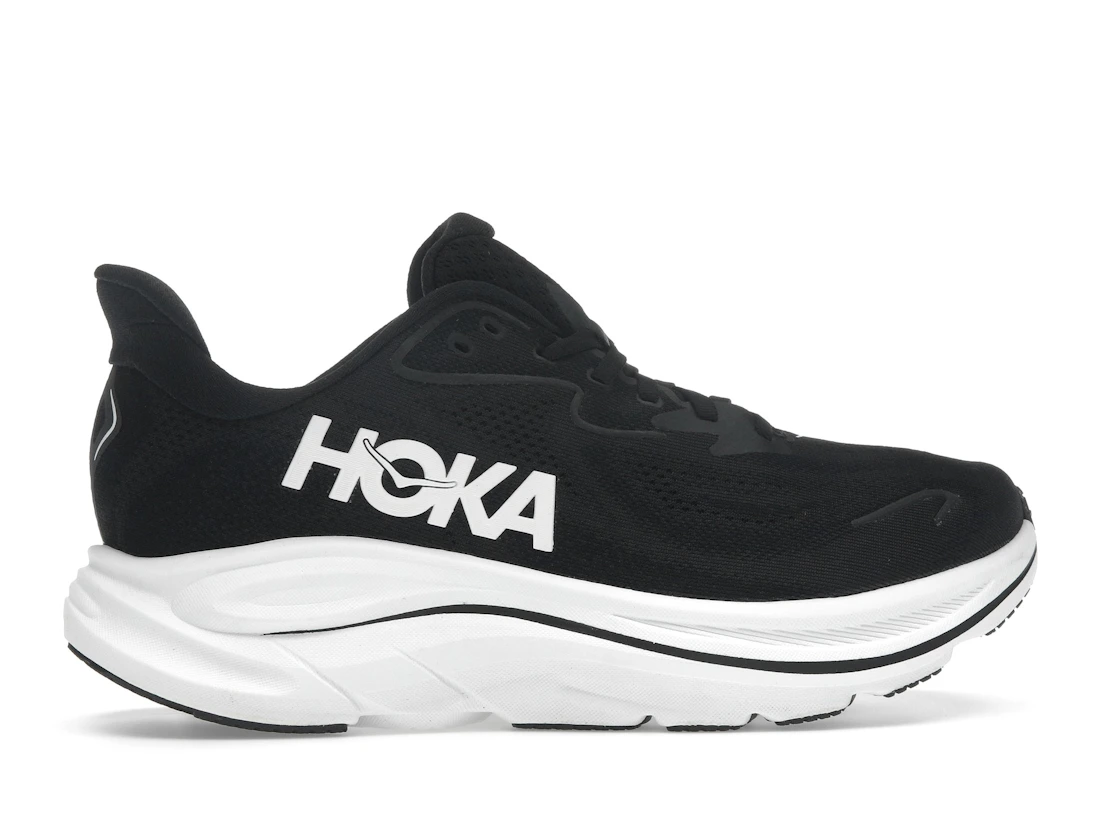 Vue 36 de Hoka One One Clifton 10 Black White