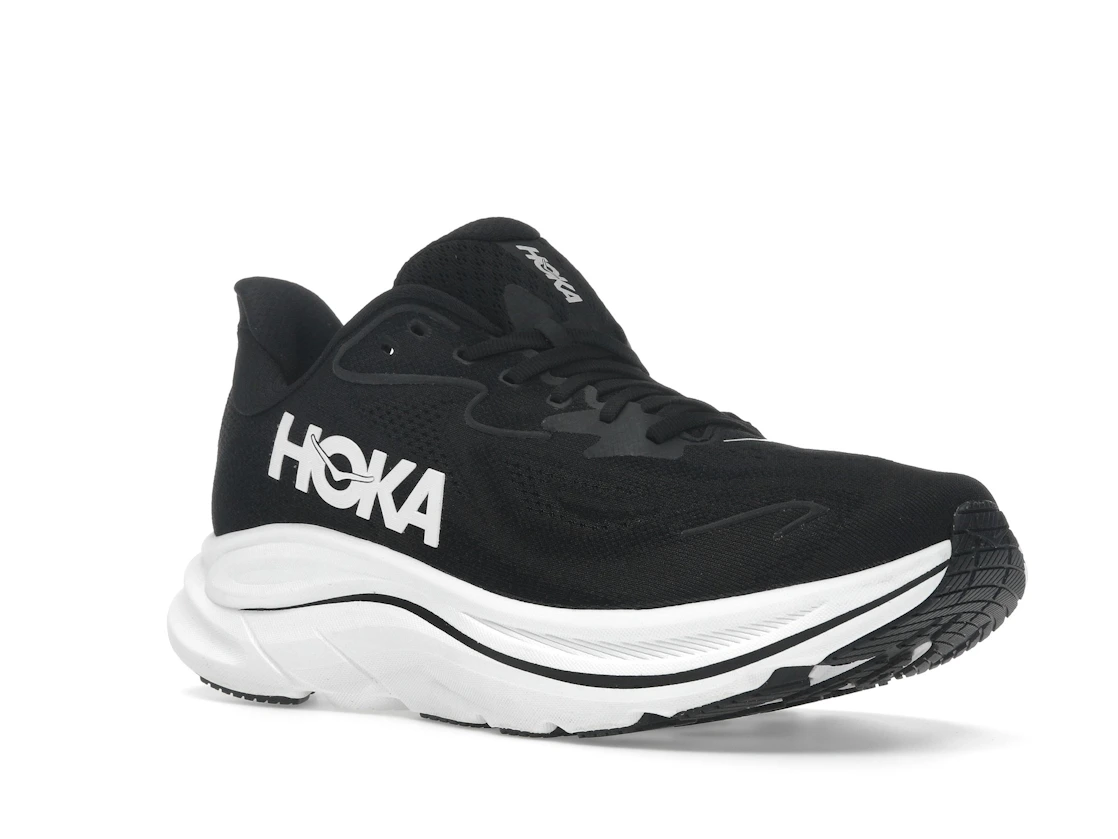 Vue 5 de Hoka One One Clifton 10 Black White