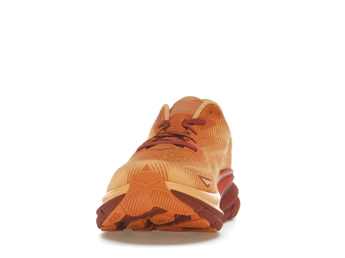 Vue 11 de Hoka One One Clifton 9 Amber Haze Sherbet
