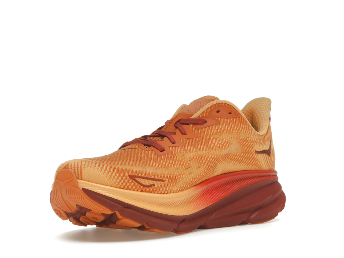 Vue 14 de Hoka One One Clifton 9 Amber Haze Sherbet