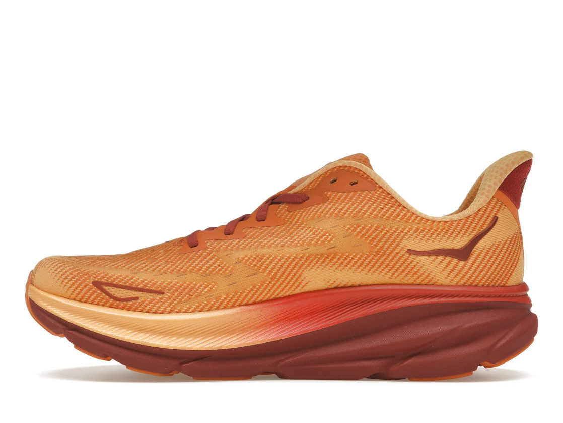Vue 19 de Hoka One One Clifton 9 Amber Haze Sherbet