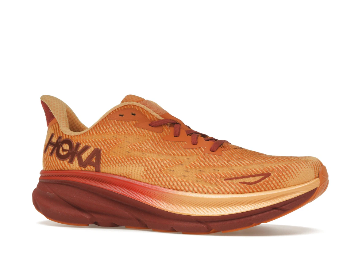Vue 3 de Hoka One One Clifton 9 Amber Haze Sherbet