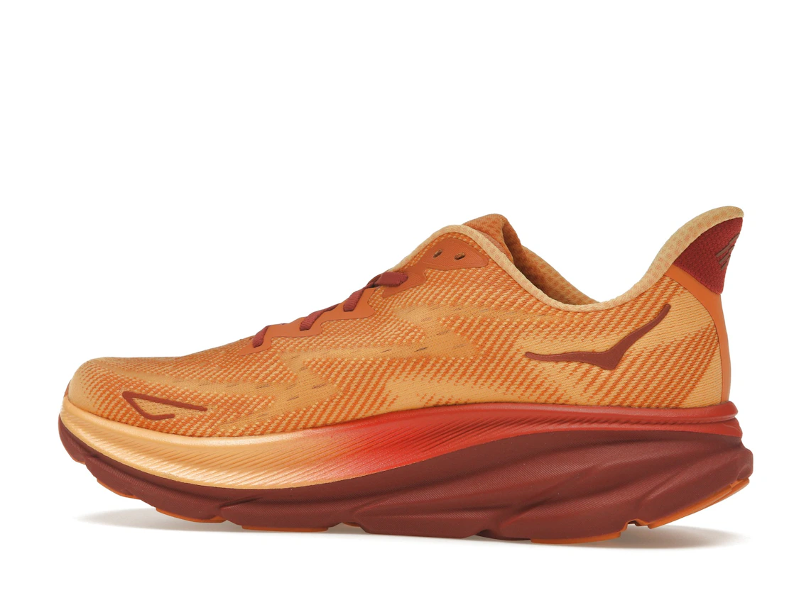 Vue 21 de Hoka One One Clifton 9 Amber Haze Sherbet