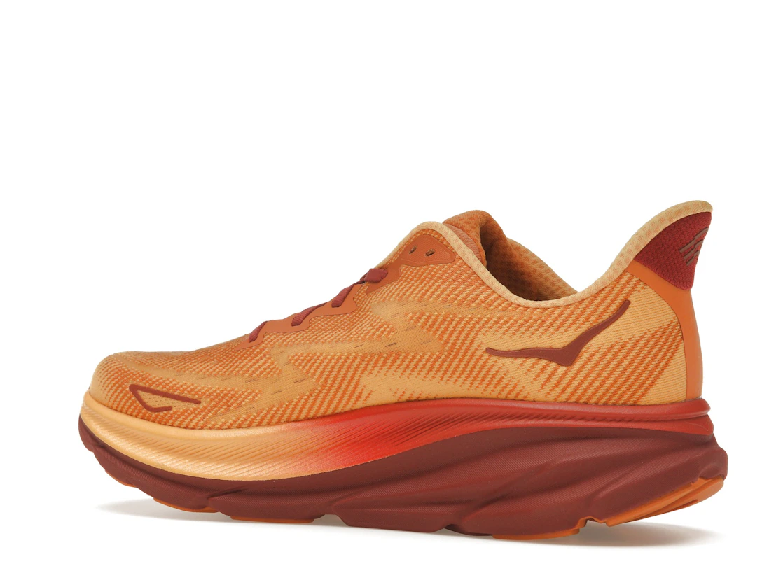 Vue 22 de Hoka One One Clifton 9 Amber Haze Sherbet