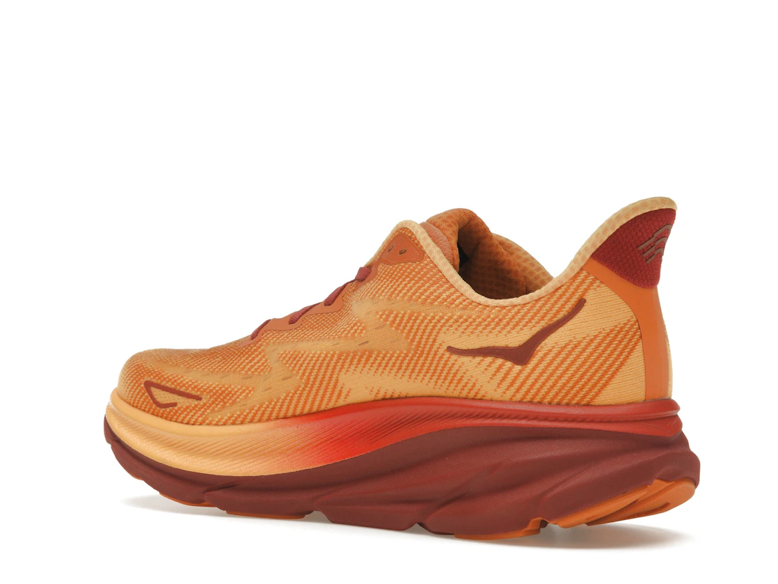 Vue 23 de Hoka One One Clifton 9 Amber Haze Sherbet